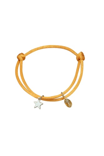 10 قطع اسوارة خيط الساتان مع تشارم النجمة