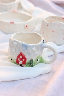 كوب المزرعة "GOOD MORNING " سعة متوسطة