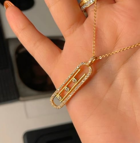 سلسال فضي وذهبي