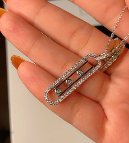 سلسال فضي وذهبي