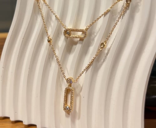 سلسال ميسيكا ذهبي وفضي