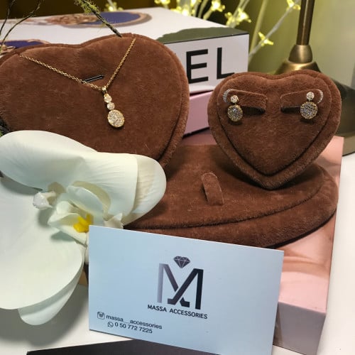 طقم لون فضي