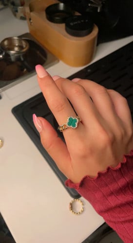 خاتم اخضر احمر اسود