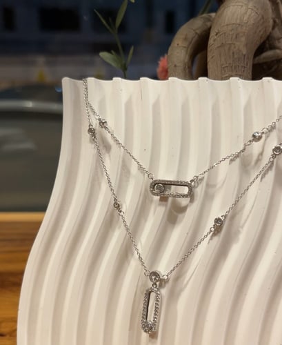 سلسال ميسيكا ذهبي وفضي