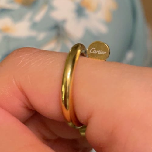 خاتم مسمار مطلي