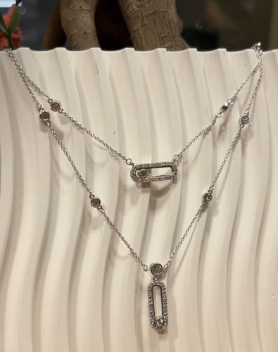 سلسال ميسيكا ذهبي وفضي