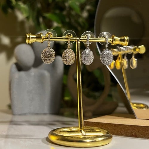 حلق ذهبي وفضي