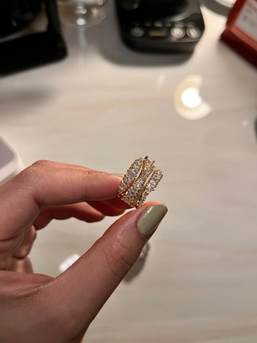 خاتم سوارفسكي بدون ملحقات