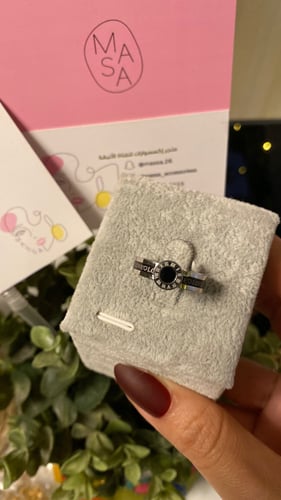 خاتم رجال نسائي مطلي