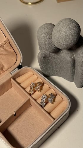 خاتم فري سايز فضي وذهبي