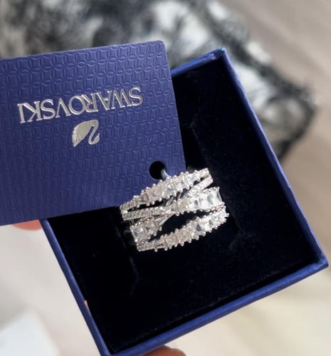 خاتم سوارفسكي بدون ملحقات