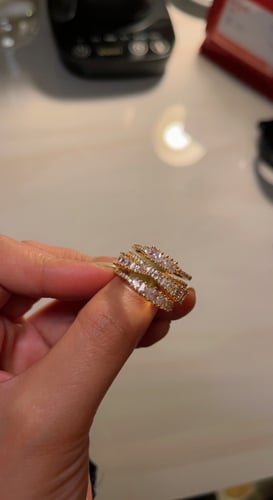 خاتم سوارفسكي بدون ملحقات