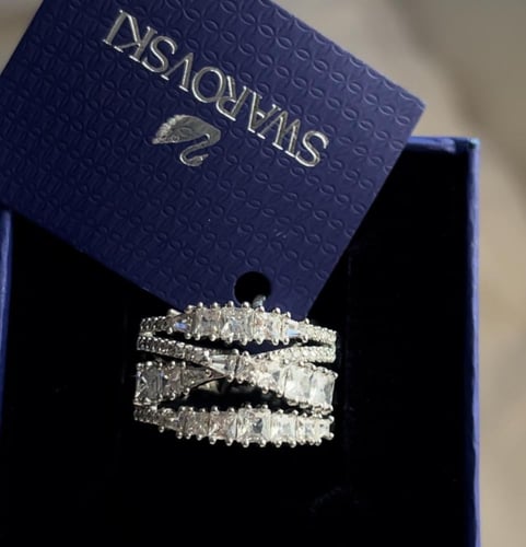 خاتم سوارفسكي بدون ملحقات