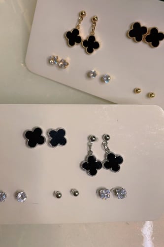 حلق ذهبي وفضي