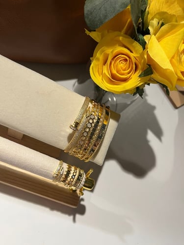 مجموعه اساور وخواتم مقفل فري سايز