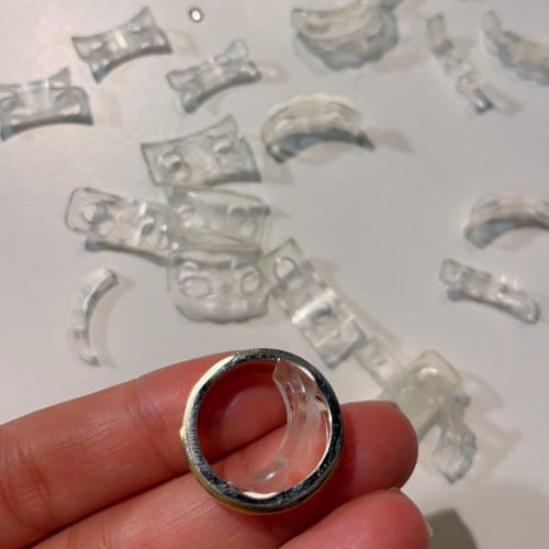 ربله تصغير الخاتم مع توضيح عرض الخاتم