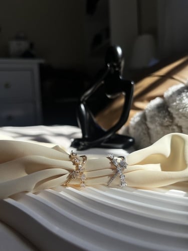 خاتم زركون مطلي