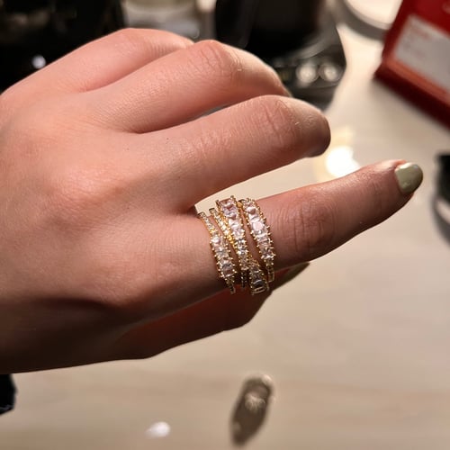 خاتم سوارفسكي بدون ملحقات