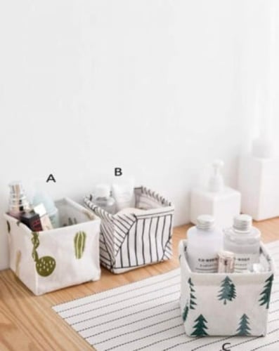 صندوق تخزين مربع قطعة واحدة