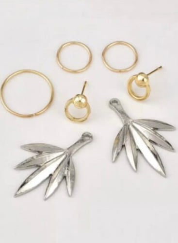 حلق بأشكال 4 قطع