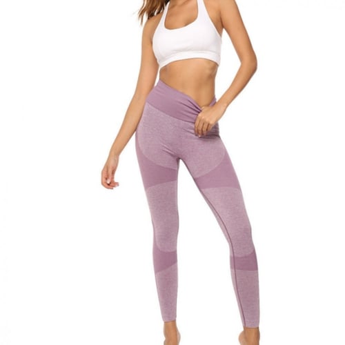 بنطال رياضي نسائي ، لون بنفسجي فاتح