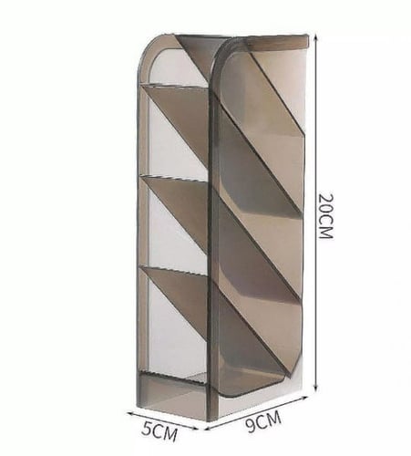 حامل تخزين شاف قطعة واحدة ، لون بني