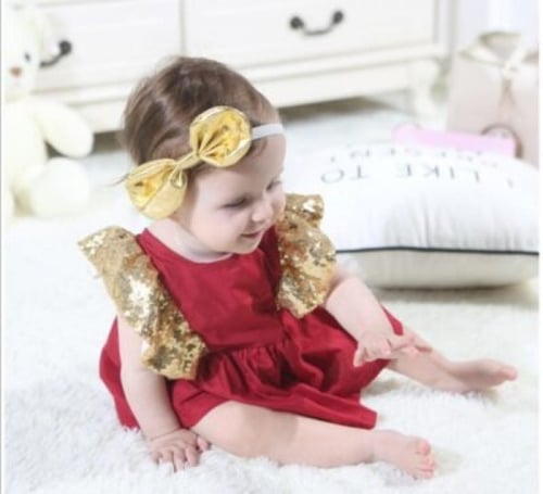 فستان طفله ، بدون اكمام ، حفله