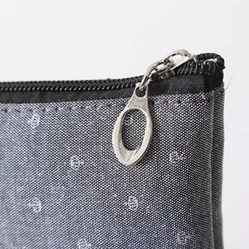 حقيبة مكياج ، 3 قطع ، لون رمادي