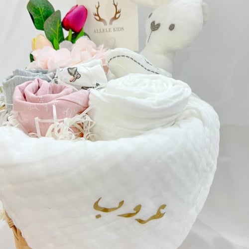 بطانية أليل كيدز قطن شاش 6 طبقات ضد مسببات الحساسي...