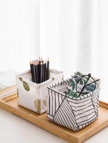 صندوق تخزين مربع قطعة واحدة