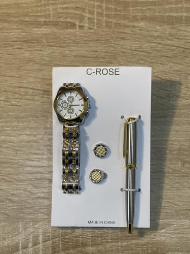 طقم اطفال ساعه+كبك+قلم