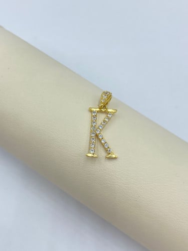 تعليقة حرف كي (K) عيار 18