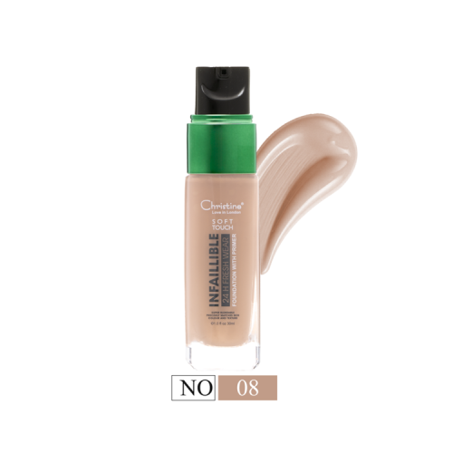 كرستين كريم اساس سوفت تاتش تغطية كاملة رقم 08 - 30...