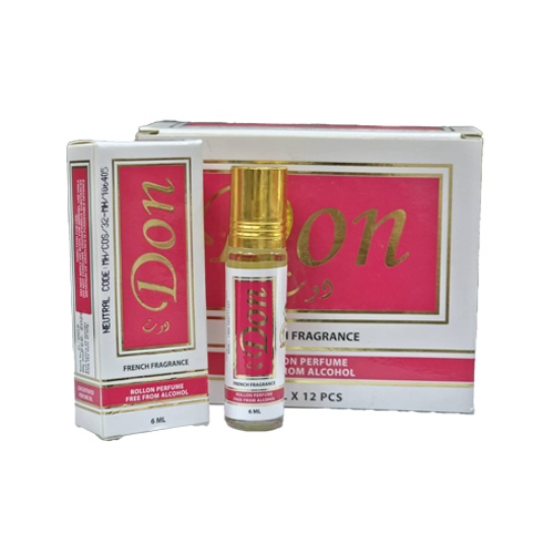 عطور دون رول اون الوردي من رفاس 6مل×12حبه