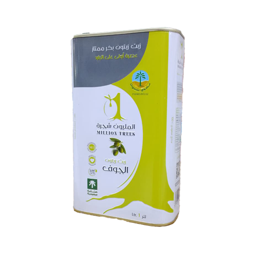 زيت زيتون الجوف المليون شجرة بكر ممتاز عصرة أولى ع...