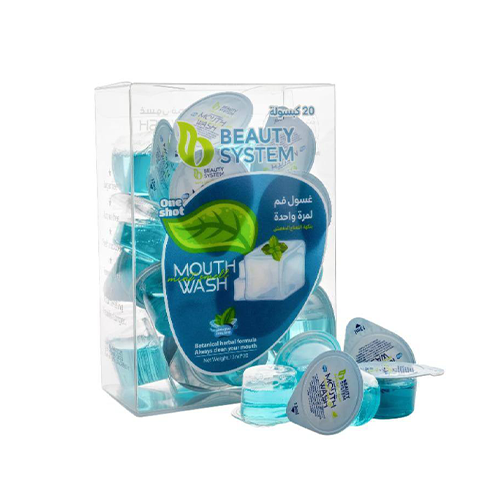غسول الفم لمرة واحدة كبسولات منعشه بنكهه النعناع ا...