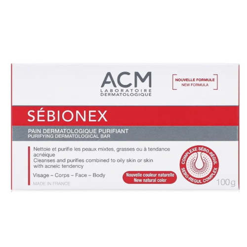 صابونة الوجه سيبونكس من ACM للبشره الدهنيه والمعرض...