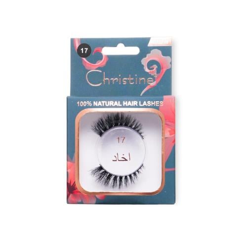 كرستين رموش شعر طبيعي رقم 17 اخاد CH-E2115