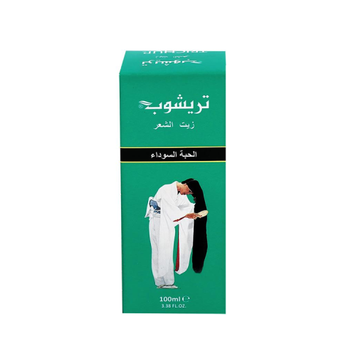 تريشوب زيت الشعر العشبي الحبة السوداء 100 مل