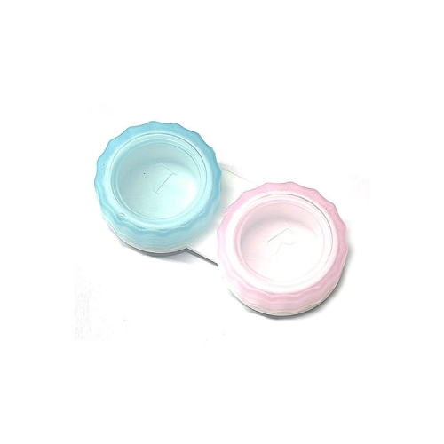 علبة عدسات الوان مختلفة