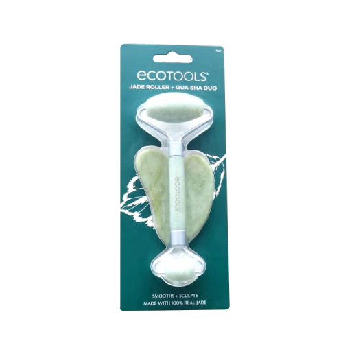 إيكوتولز طقم مساج الوجه الثنائي أسطوانة رول اليشم...