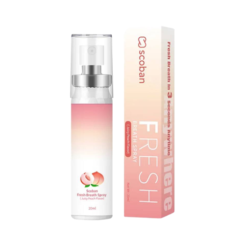بخاخ سكوبان بنكهة الخوخ المنعش للنفس 20 مل