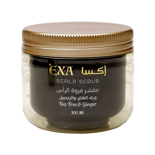مقشر فروة الرأس ورق الشاي والزنجبيل من إكسا 300 مل
