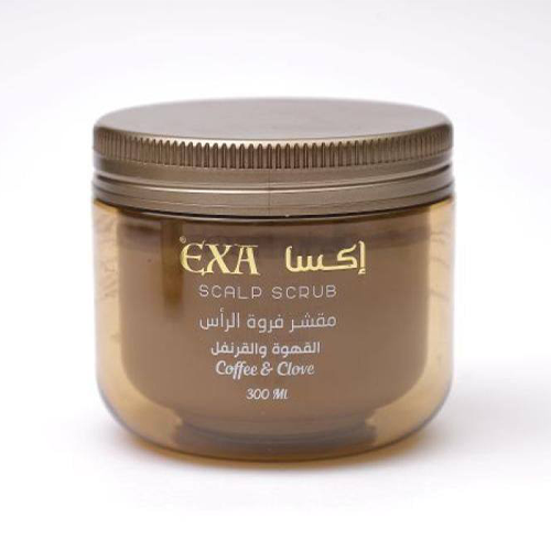 مقشرفروة الرأس القهوة والقرنفل من إكسا 300 مل