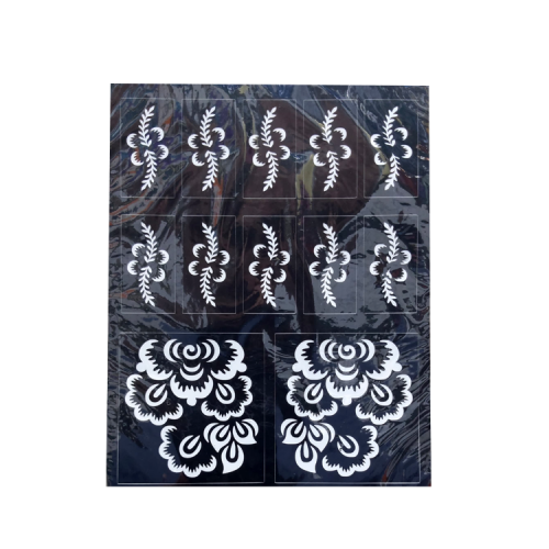 لصقات نقش حناء للكف والاصابع النجمة الذهبية