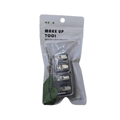 مبراة أقلام مكياج مزدوجة قطعتين منUUYP