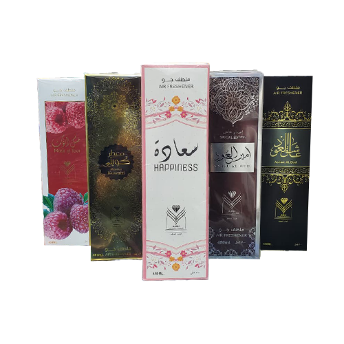 مجموعة معطر مفارش ومجالس من الماس للعطور 5 قطع