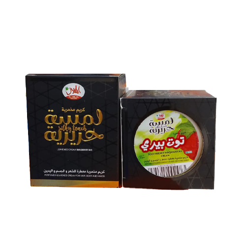 كريم مخمرية توت بيري لمسه حريرية معطرة للشعروالجسم...