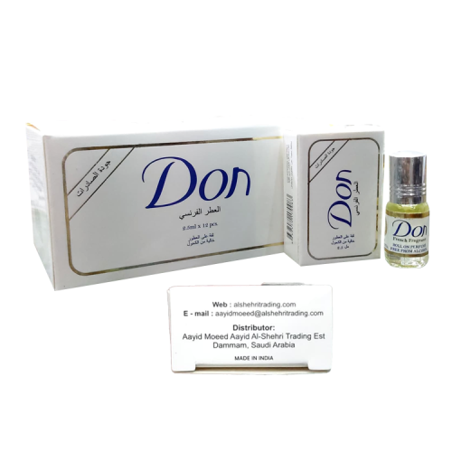 عطر دون رول اون "درزن" خالي من الكحول 2.5 مل × 12...