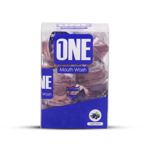 ون كبسولات غسول الفم المتطورة بنكهة التوت 20كبسولة...